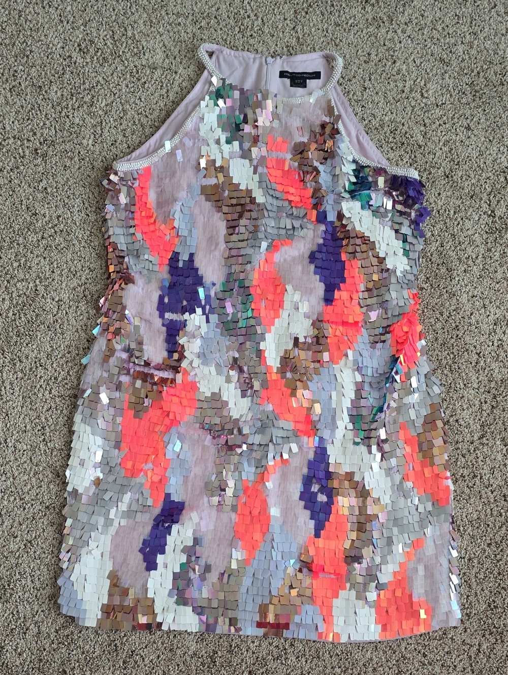 French Connection Sz 8 Sequined Dress